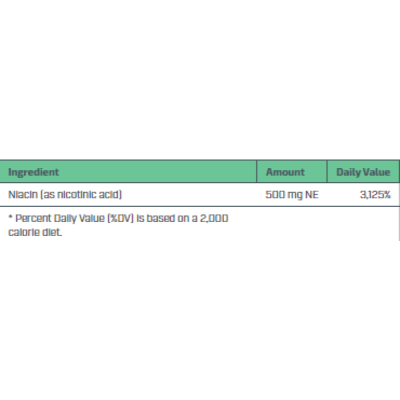 Cardio Essentials Niacin Slow Release - Image 3